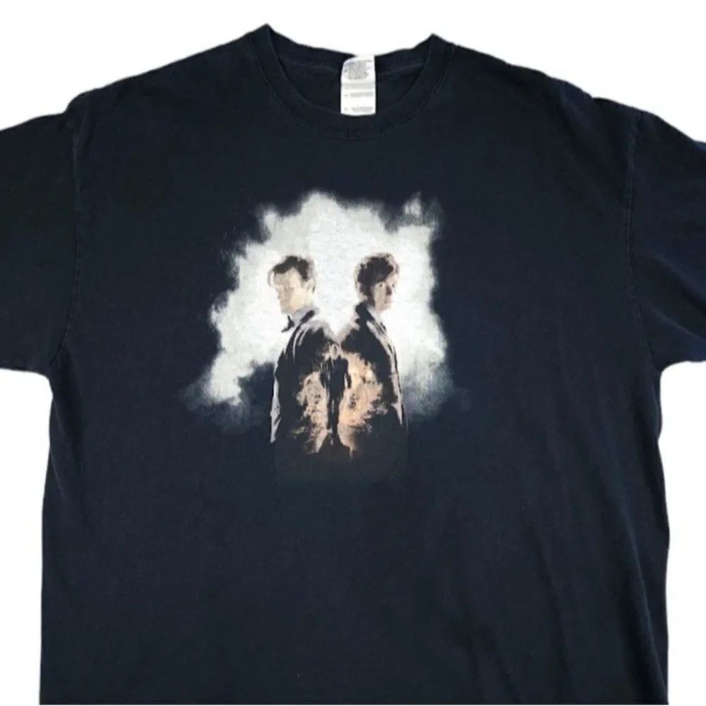 Doctor Who T Shirt Mens Size XL Black The Day Of The Doctor 50th Anniversary